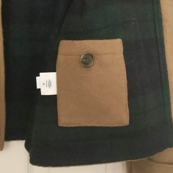 Lands End Wool Coat w/ Wooden Toggle Rope Closure - Picture 9 of 9